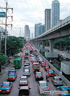 Stau in Bangkok